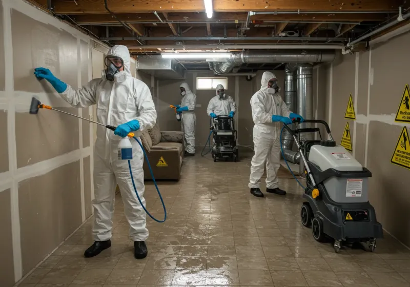 Basement Moisture Removal and Structural Drying process in Greenland, AR